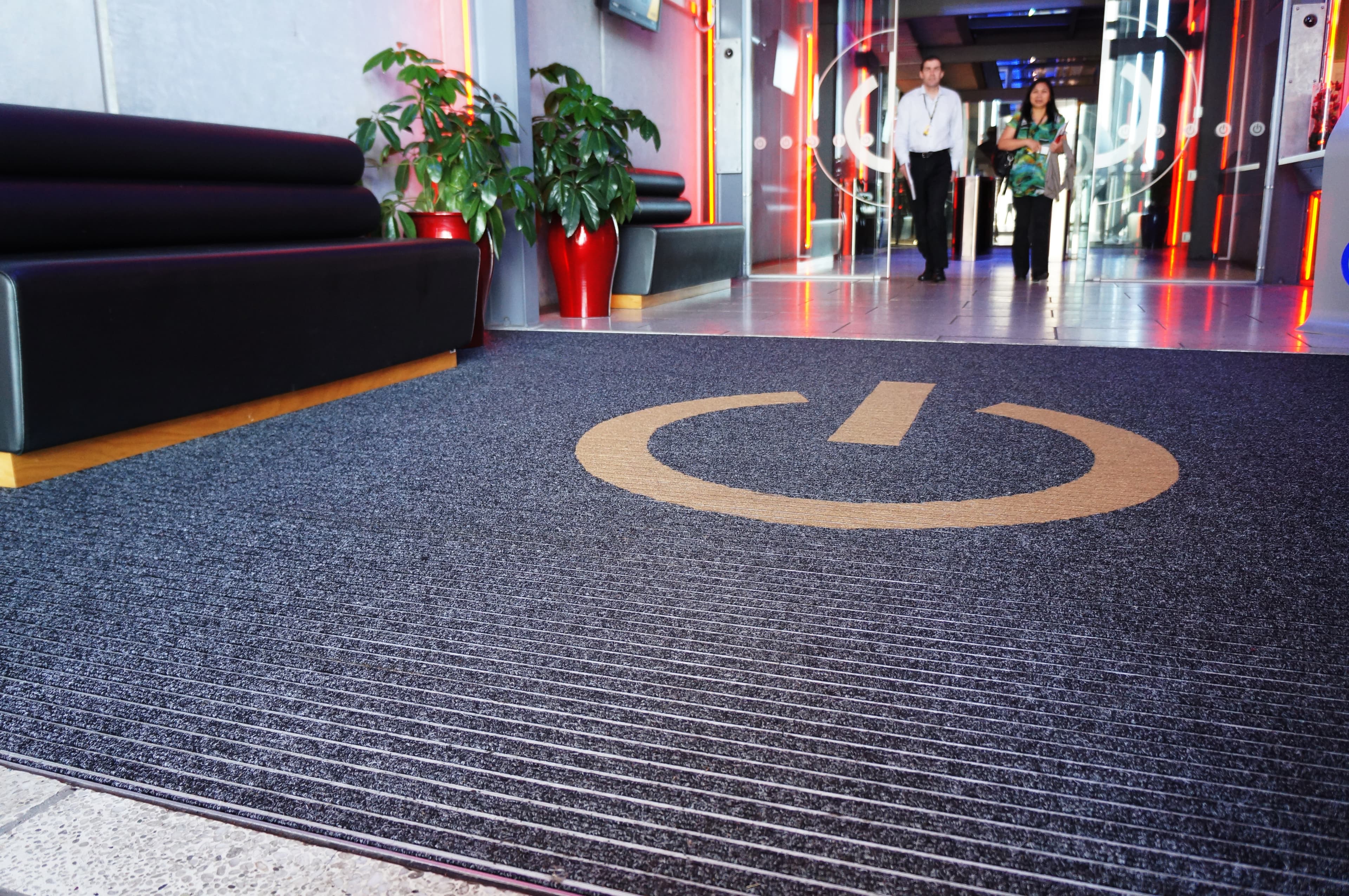 Premium entrance mat detail